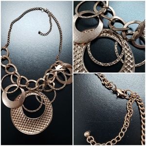 Copper Bib Style Boutique Necklace